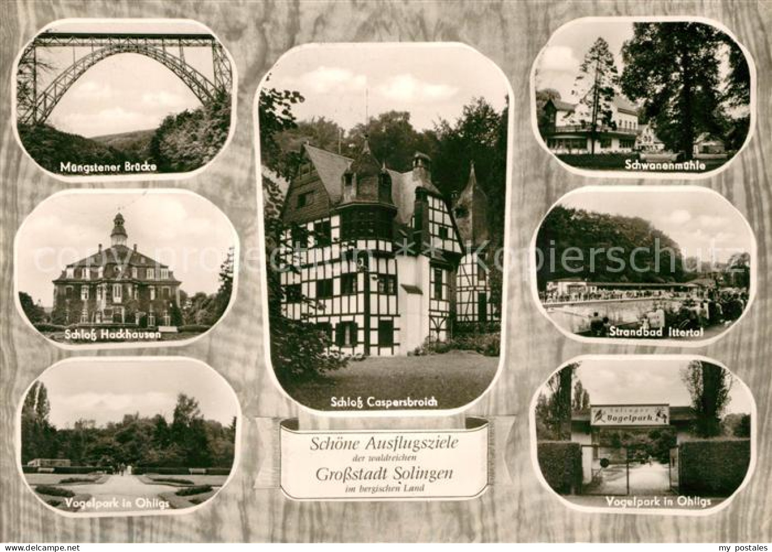 73299524 Solingen Schloss Caspersbroich Strandbad Ittertal Vogelpark Ohligs Soli - Solingen