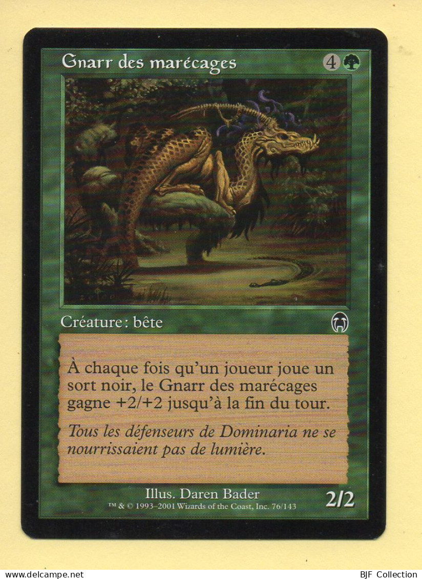 Magic The Gathering N° 76/143 – Créature : Bête – GNARR DES MARECAGES / Apocalypse (MTG) - Caras Verdes