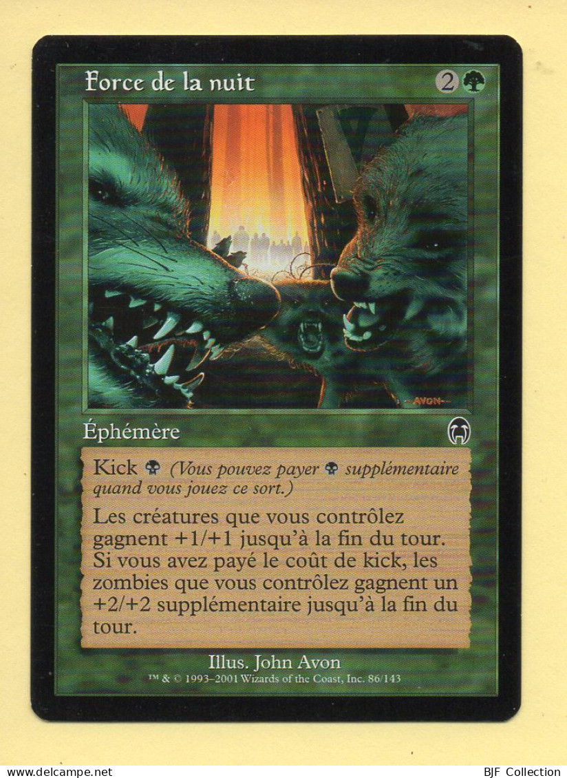 Magic The Gathering N° 86/143 – Ephémère – FORCE DE LA NUIT / Apocalypse (MTG) - Green Cards