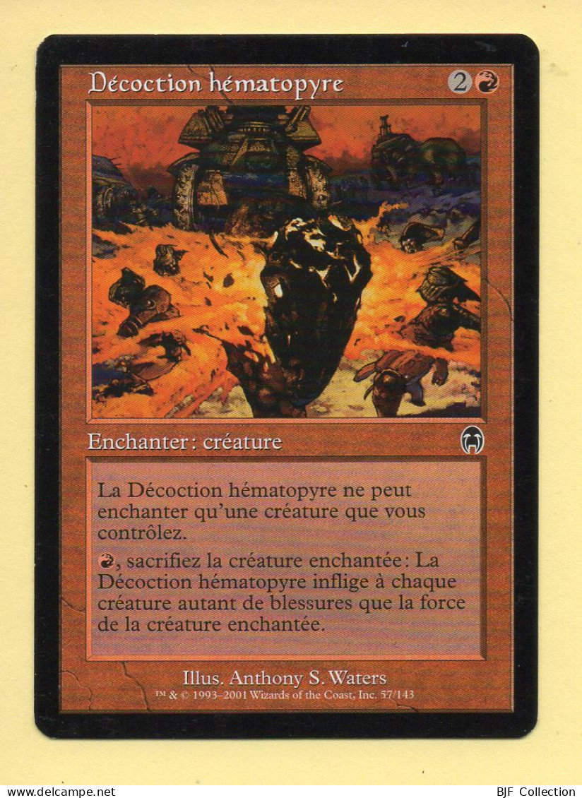 Magic The Gathering N° 57/143 – Enchanter : Créature – DECOCTION HEMATOPYRE / Apocalypse (MTG) - Red Cards