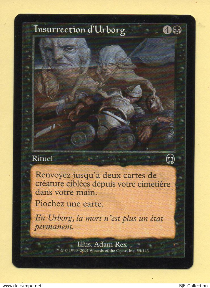 Magic The Gathering N° 53/143 – Rituel – INSSURECTION D'URBORG / Apocalypse (MTG) - Black Cards