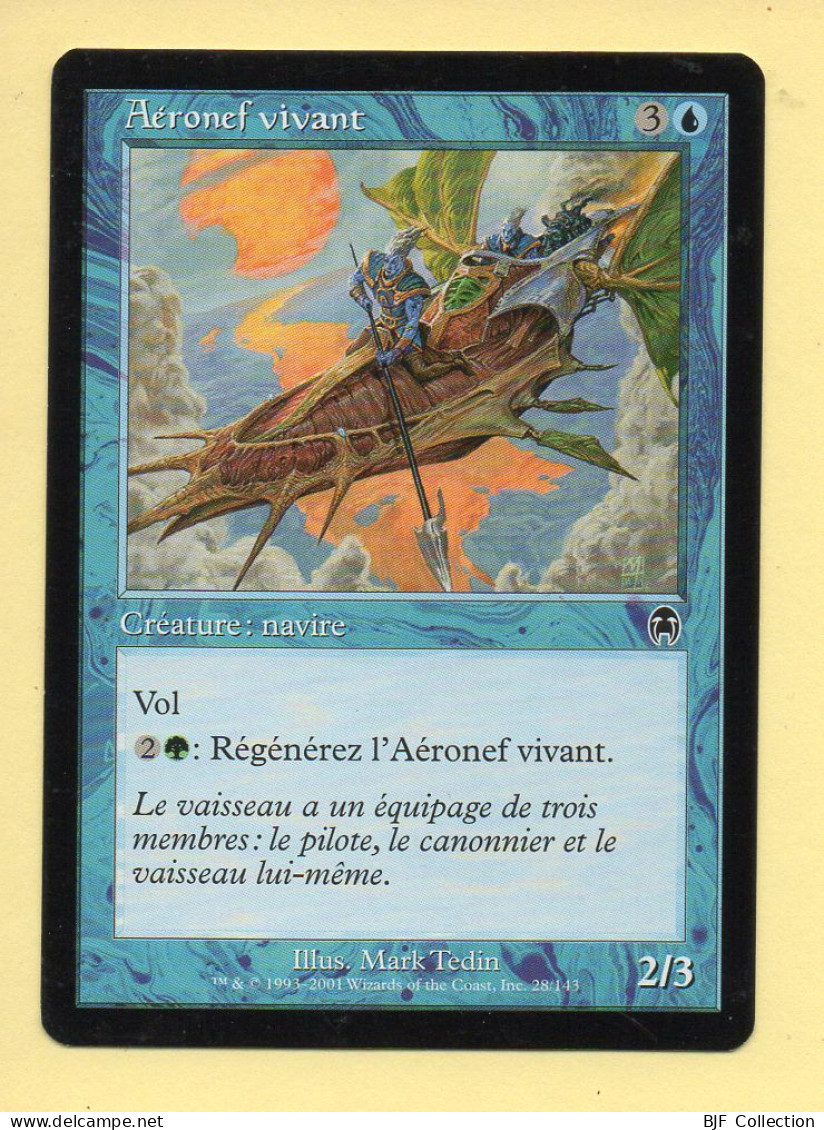 Magic The Gathering N° 28/143 – Créature : Navire – AERONEF VIVANT / Apocalypse (MTG) - Cartas Azules