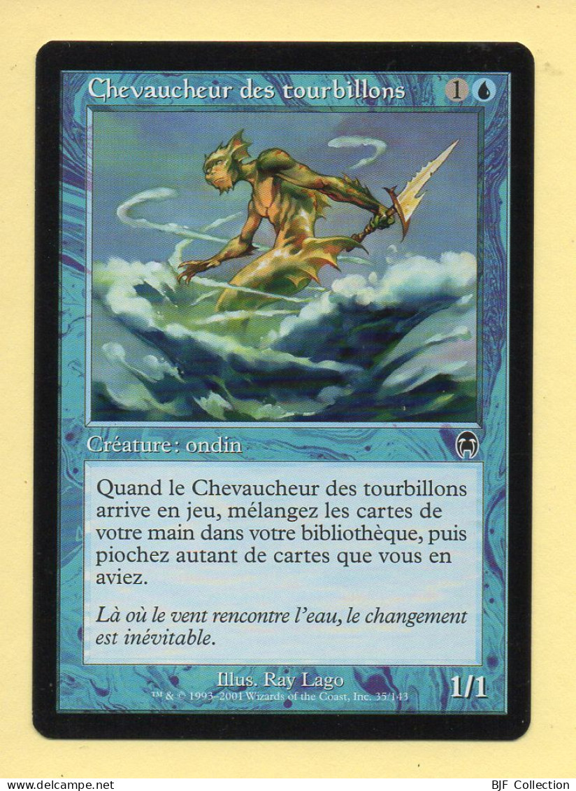 Magic The Gathering N° 35/143 – Créature : Ondin – CHEVAUCHEUR DES TOURBILLONS / Apocalypse (MTG) - Cartas Azules