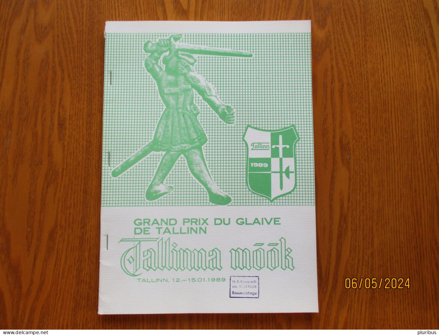 FENCING GRAND PRIX DU GLAIVE DE TALLINN 1989 RESULTS , 14-9 - Schermen