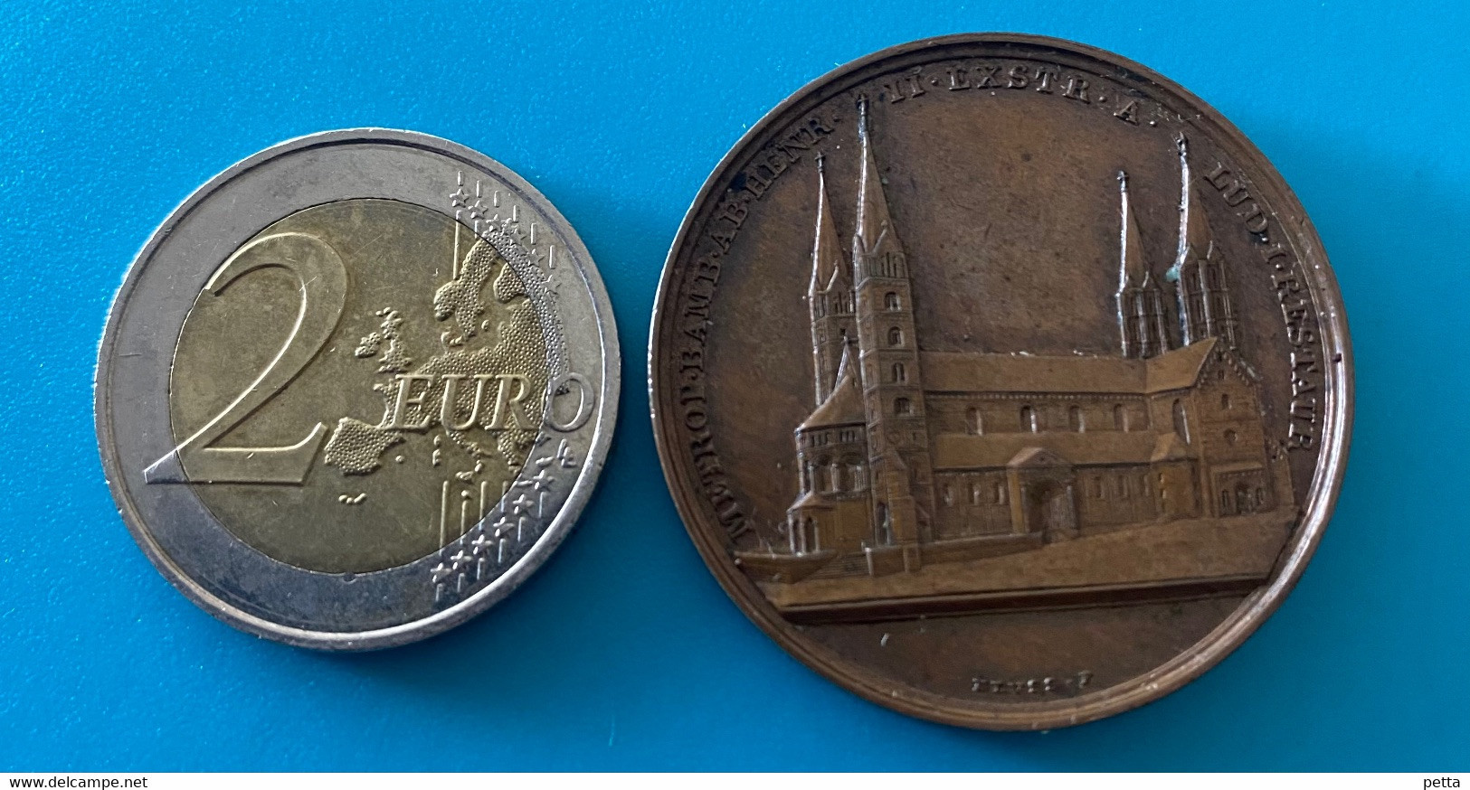 Médaille LOUIS Ier Bronze / Royaume De Bavière / Noces D’argent De Louis Ier De Bavière Et Thérèse  Vendu En L’état (61) - Royal/Of Nobility