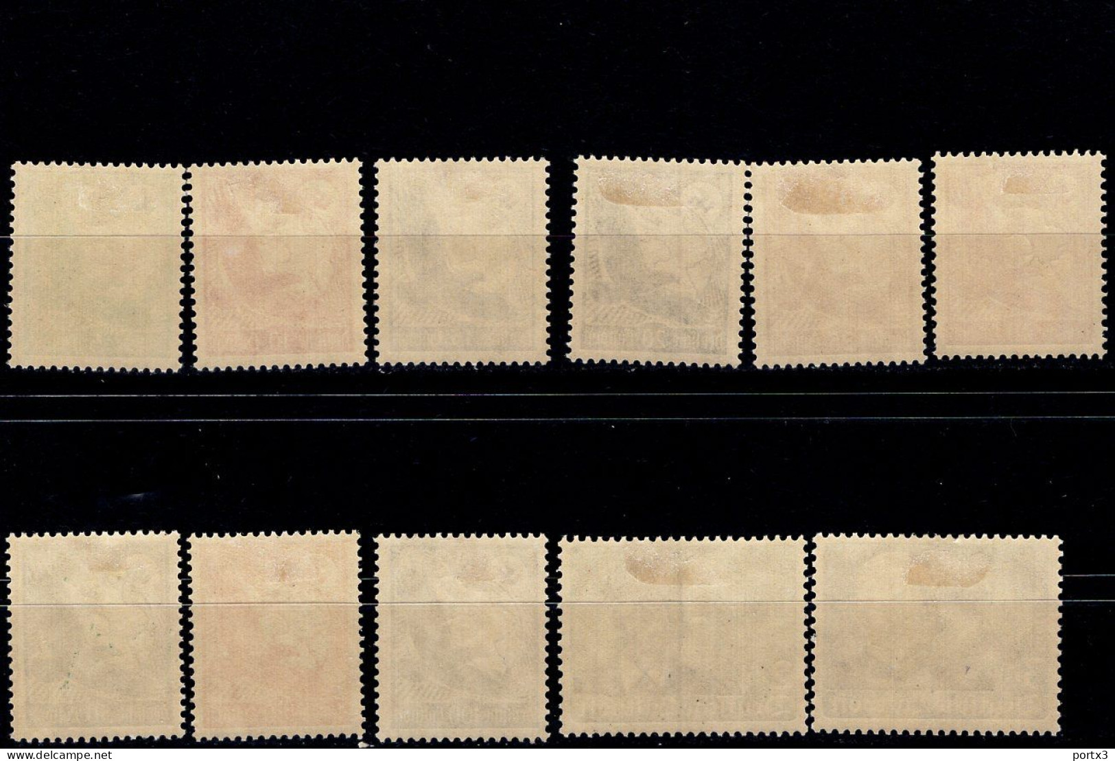 Deutsches Reich 529 - 539 Flugpostmarken MLH * Falz Mint - Unused Stamps