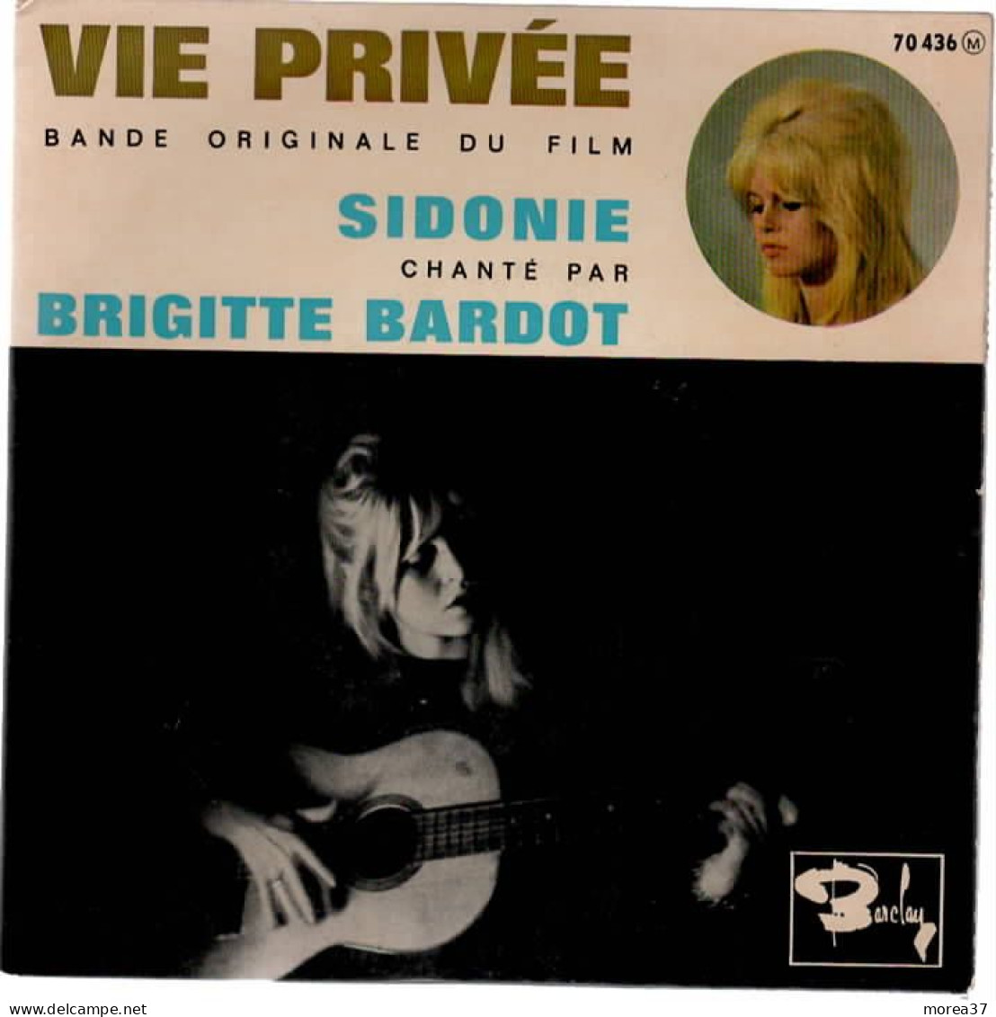 BRIGITTE BARDOT   Vie Privée  70436  BARCLAY - Otros - Canción Francesa