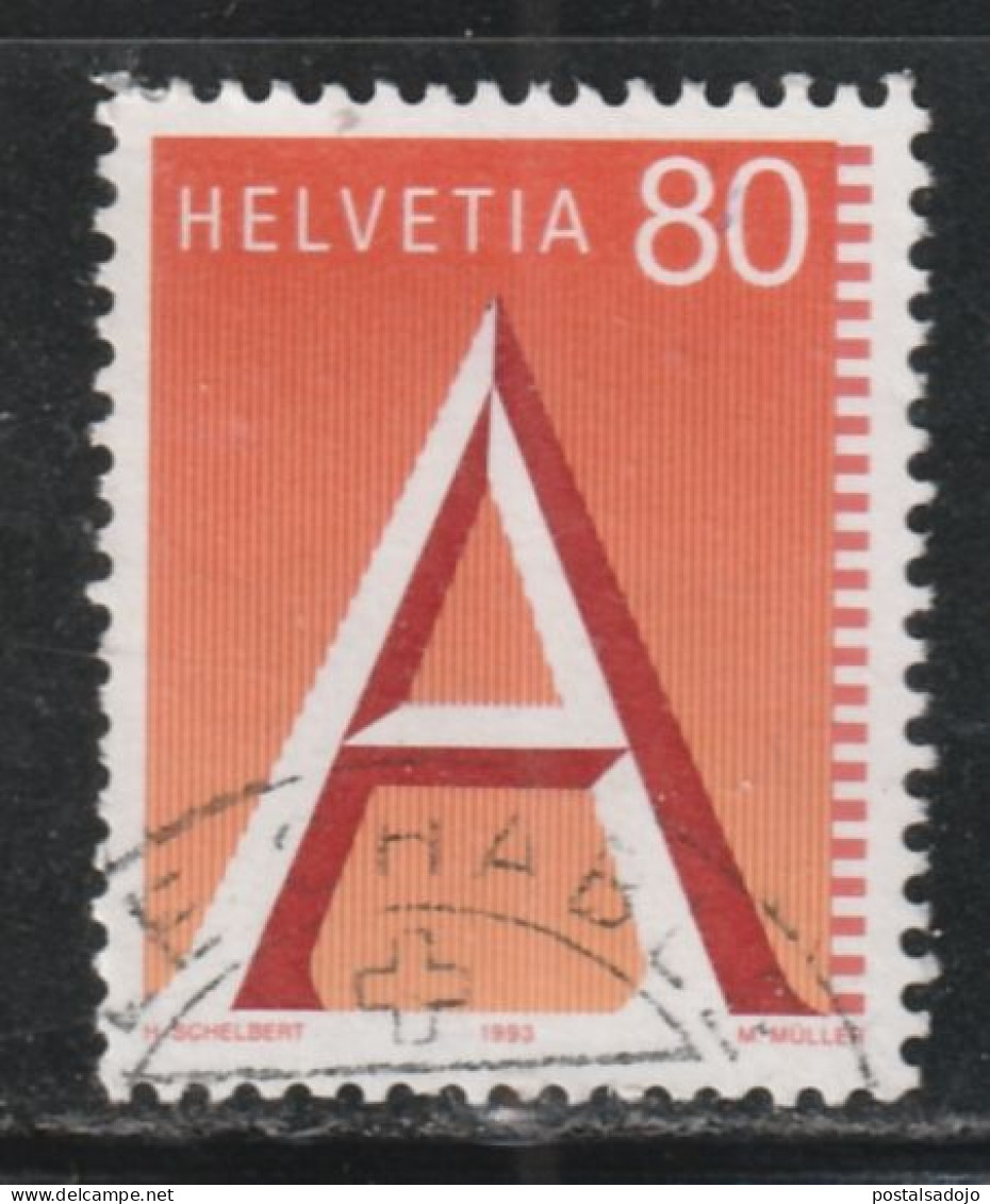 SUISSE 1653 // YVERT 1417 // 1993 - Used Stamps