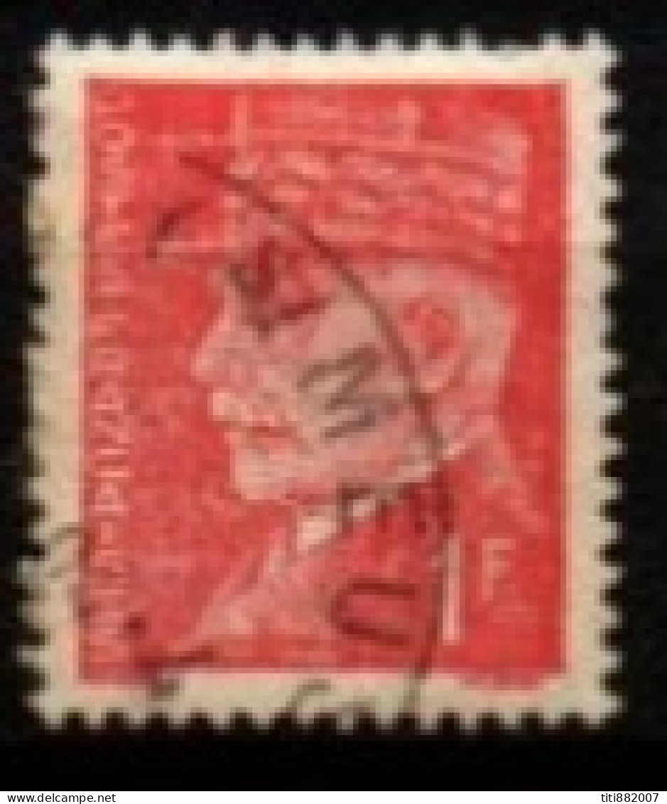FRANCE    -   1941 .   Y&T N° 514 Oblitéré.  Ligne Ondulée Sur La Droite - Used Stamps
