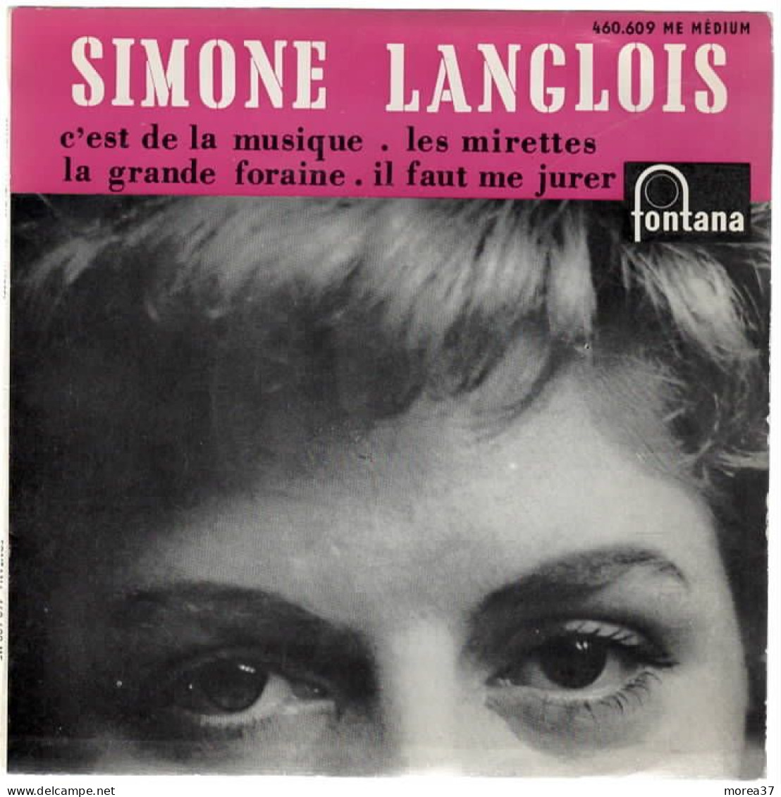 SIMONE LANGLOIS   Les Mirettes    FONTANA  460.609 ME - Otros - Canción Francesa