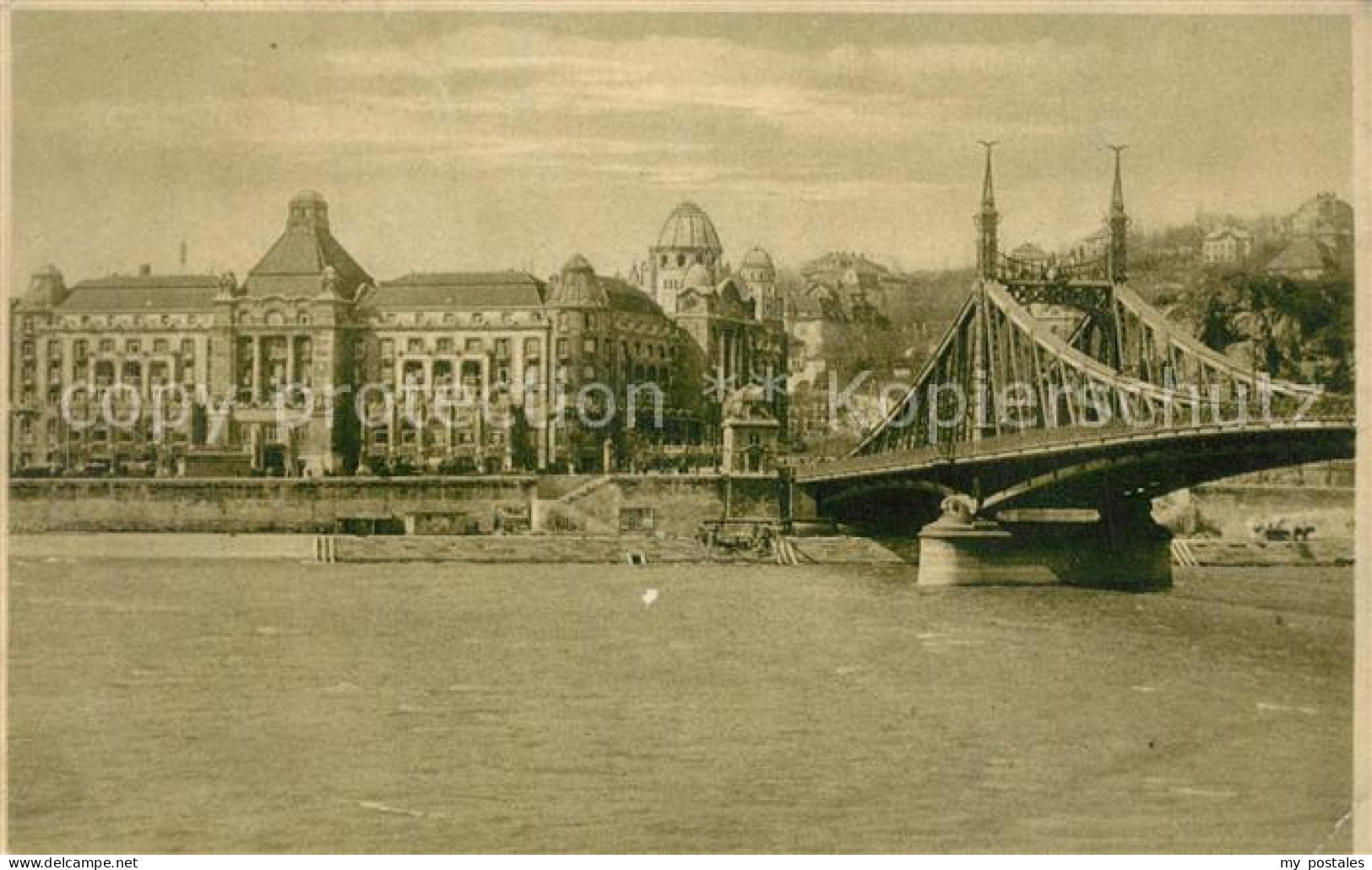 73298454 Budapest Grand-Hotel Und Heilbad St. Gellert Mit Franz Josefs-Bruecke B - Hongrie