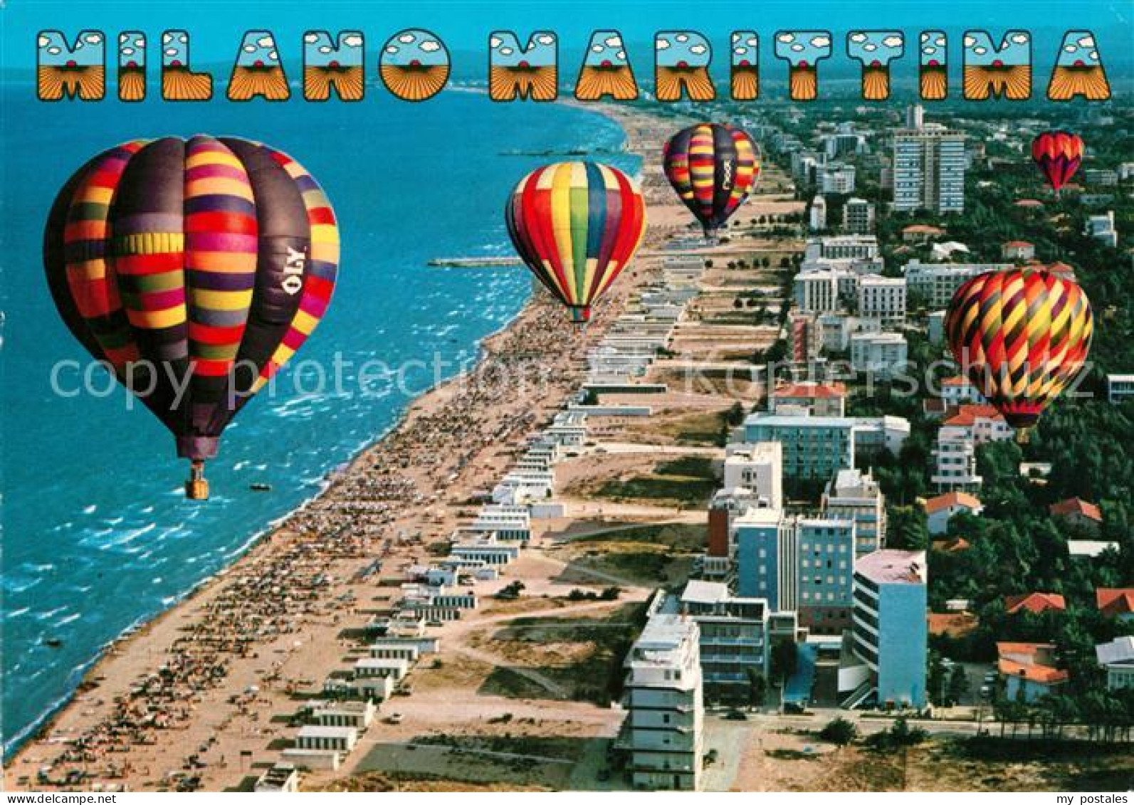 73298110 Milano Marittima Panorama Ballon Luftaufnahme Milano Marittima - Other & Unclassified