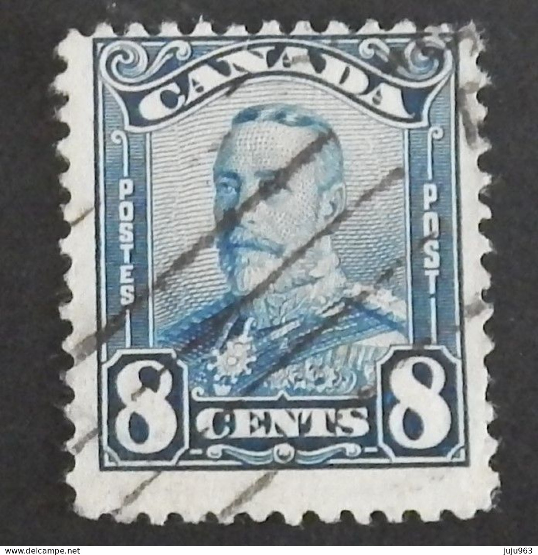 CANADA YT 134 OBLITÉRÉ "GEORGE V"  ANNÉES 1928/1929 - Usati