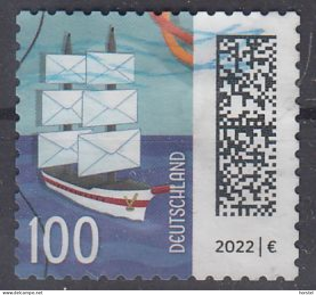 Deutschland Mi 3653   Zweimaster Briefe Als Segel - Bettina Walter - Used Stamps