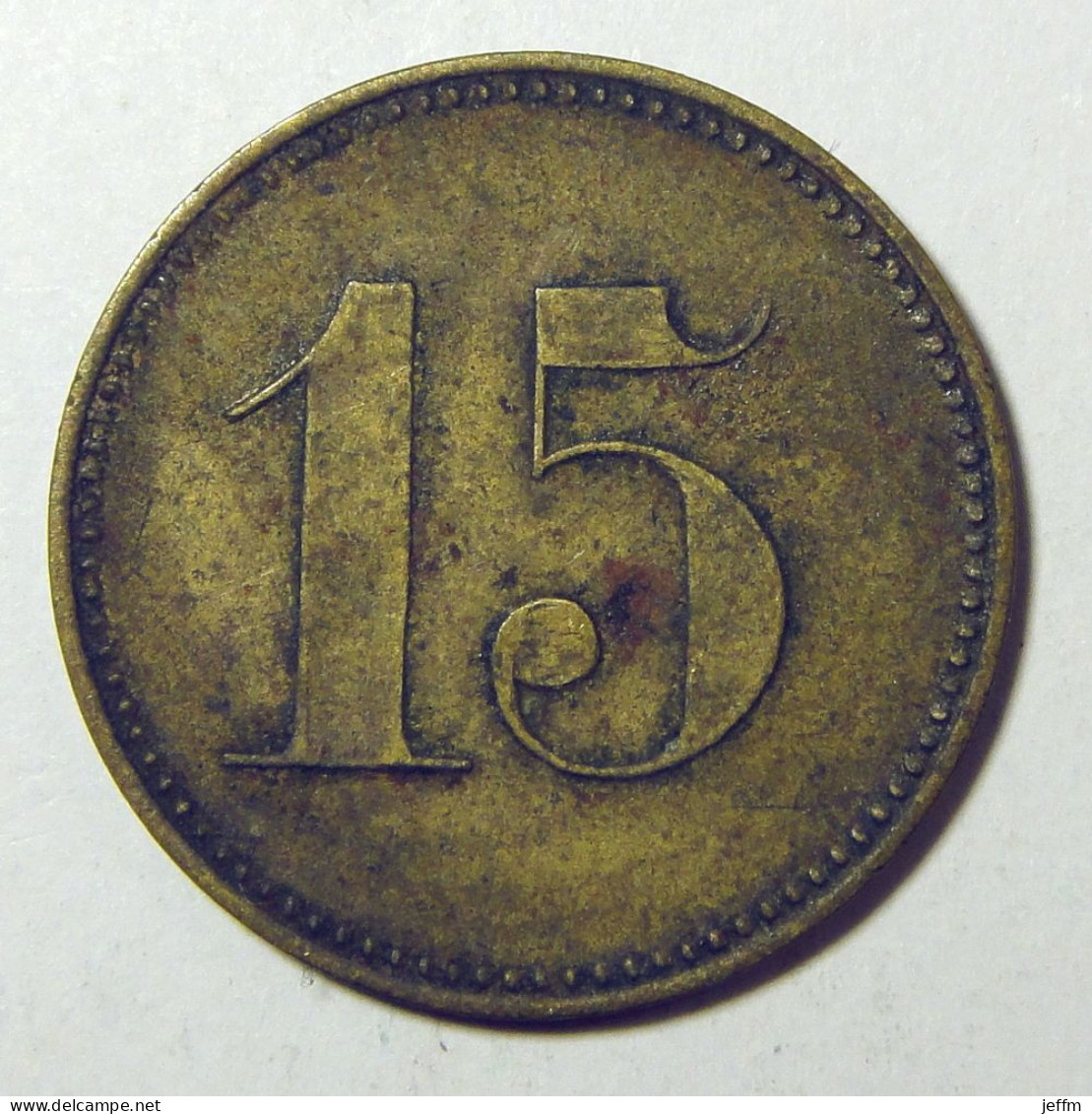 Alsace - Mulhouse - A. Gutknecht - Zum Nordfeld - 15 (Pfennig) - Monétaires / De Nécessité