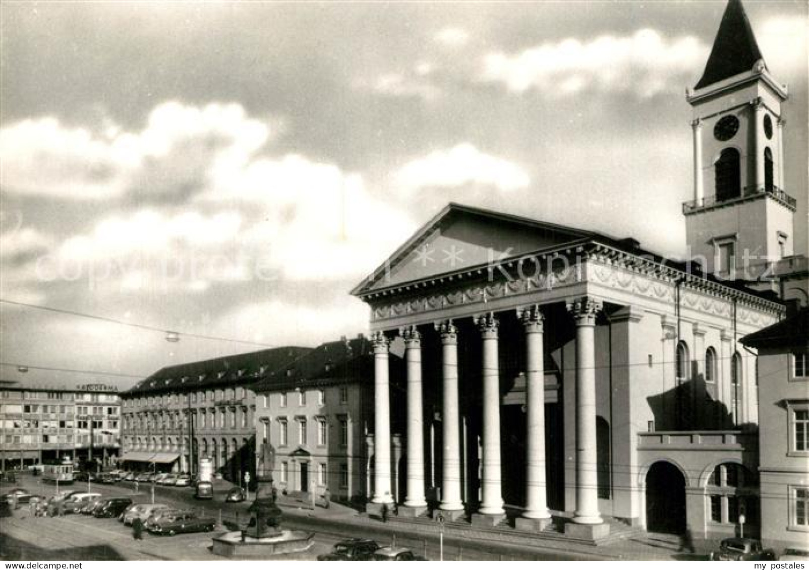 73297725 Karlsruhe Baden Marktplatz Stadtkirche  Karlsruhe Baden - Karlsruhe