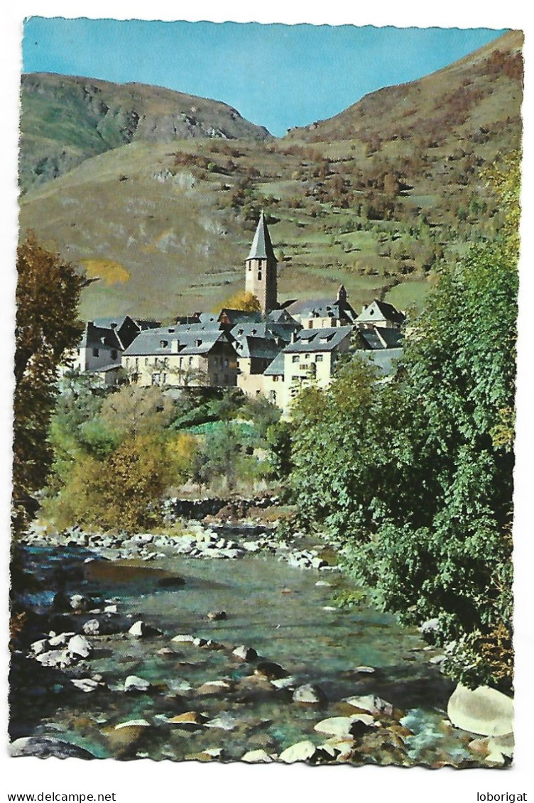 VISTA PARCIAL DE SALARDÚ / VUE PARTIELLE DE SALARDÚ.- VALL D'ARAN.- PIRINEU CENTRAL.-  SALARDU.- LLEIDA.- ( CATALUNYA) - Lérida