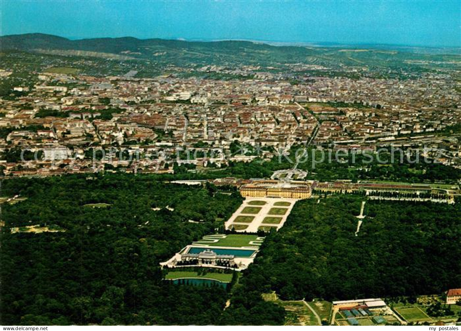 73297709 Wien Schloss Schoenbrunn Fliegeraufnahme Wien - Autres & Non Classés