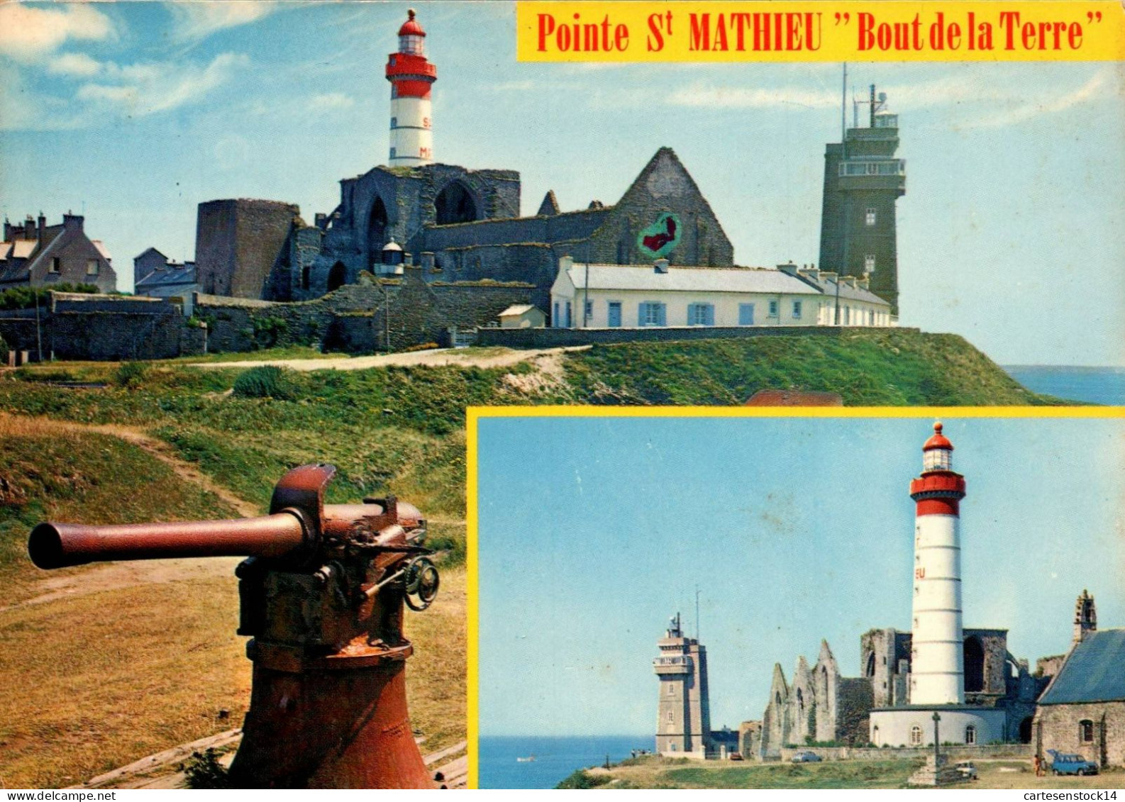 N°1954 W -cpsm Pointe St Mathieu "bout De La Terre" Le Phare- - Leuchttürme