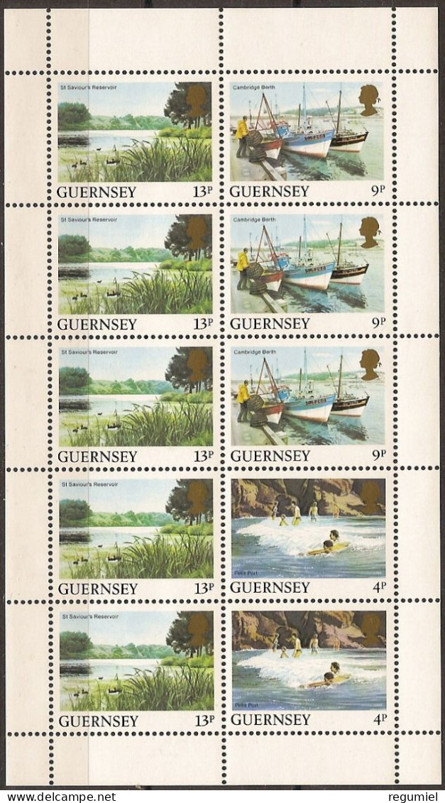 Guernsey Minipliegos 291 ** MNH. 1984 - Guernesey