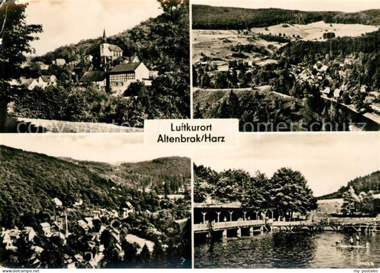 73297399 Altenbrak Harz Ortsansicht Luftkurort Landschaftspanorama Freibad Alten - Altenbrak
