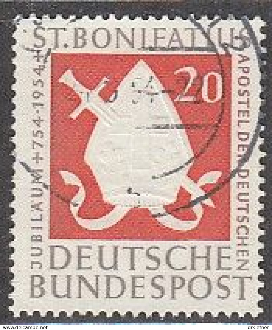 BRD 199, Gestempelt, Bonifatius, 1954 - Gebruikt