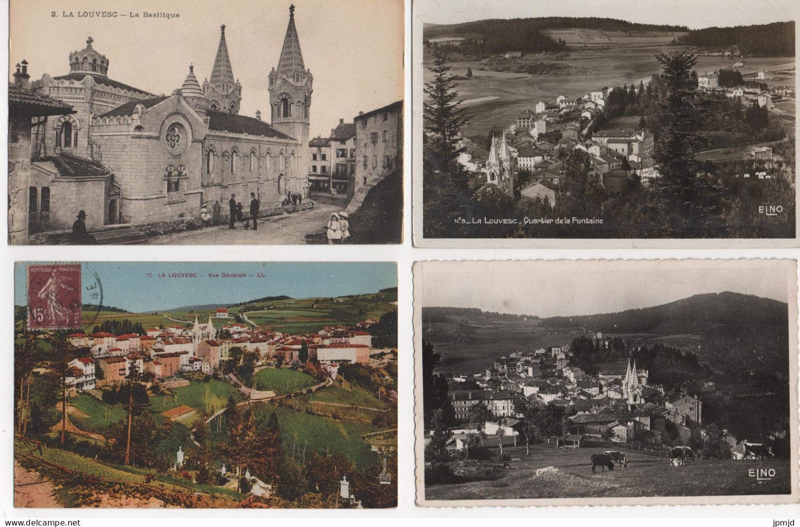 07 - LA LOUVESC - Lot De 20 Cartes Postales Format 9 X 14 Cm En Tbe - Toutes Scannées - Lot N° 1 - (R011) - La Louvesc