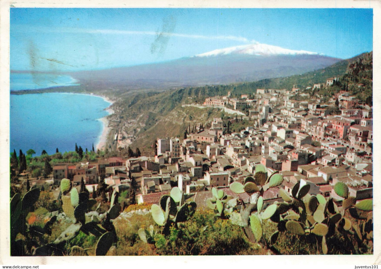 CPSM Taormina-Panorama-Beau Timbre    L2901 - Andere & Zonder Classificatie