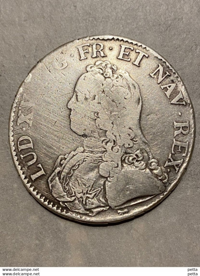 Monnaie Écu De Louis XV 1726A  / Vendu En L’état (66) - 1715-1774 Luis XV El Bien Amado