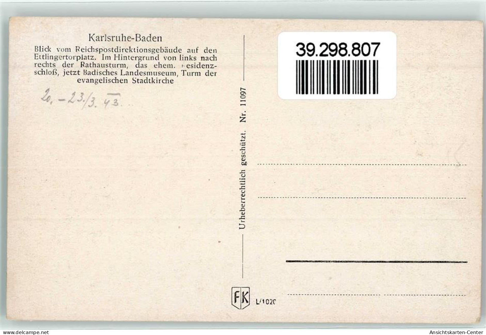 39298807 - Karlsruhe , Baden - Karlsruhe
