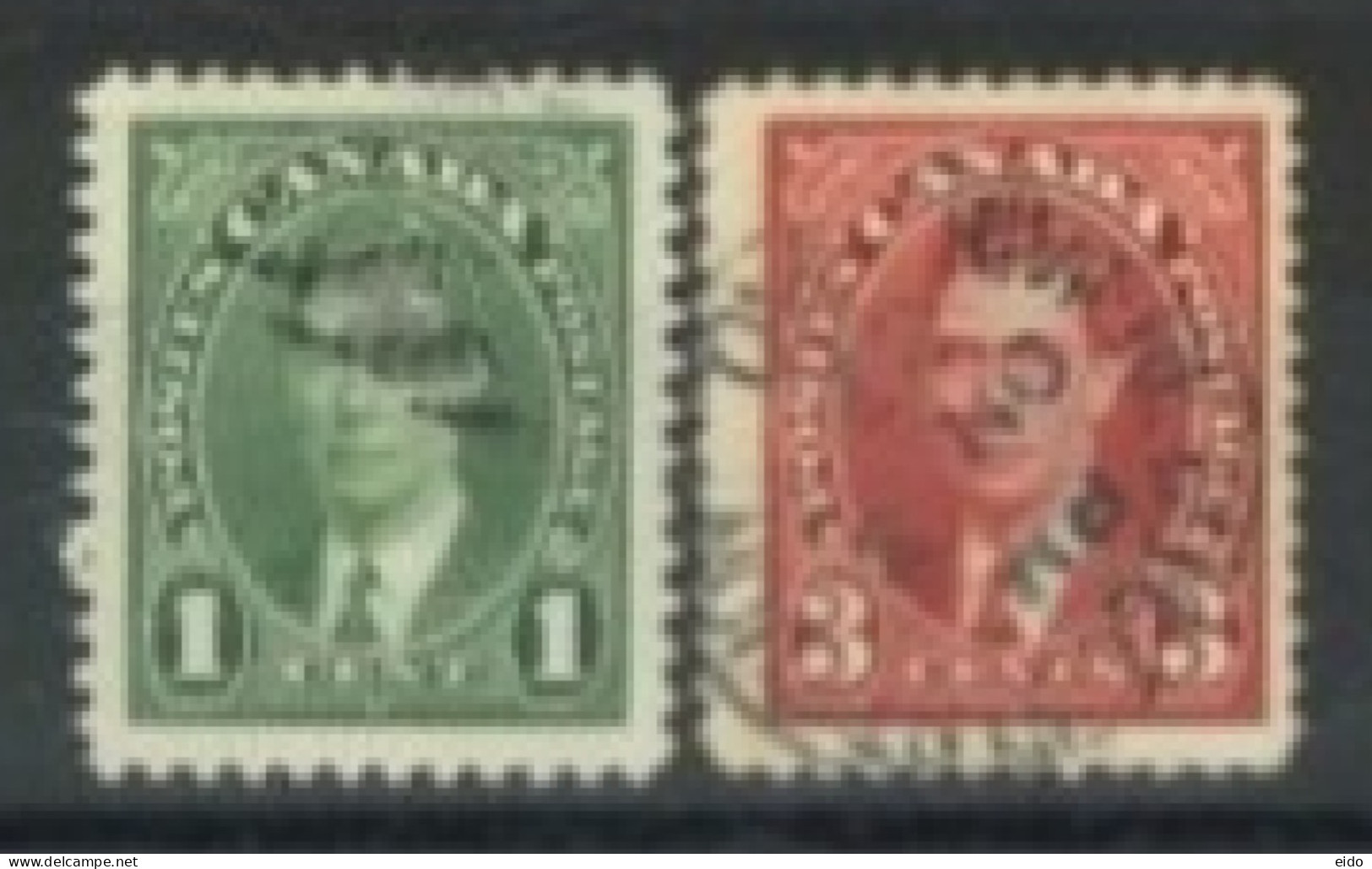 CANADA - 1937, KING GEORGE VI STAMPS SET OF 2, USED. - Usati