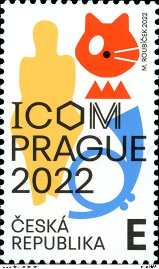 Czech Republic - 2022 - International Council Of Museums (ICOM) Conference In Prague - Mint Stamp - Ungebraucht