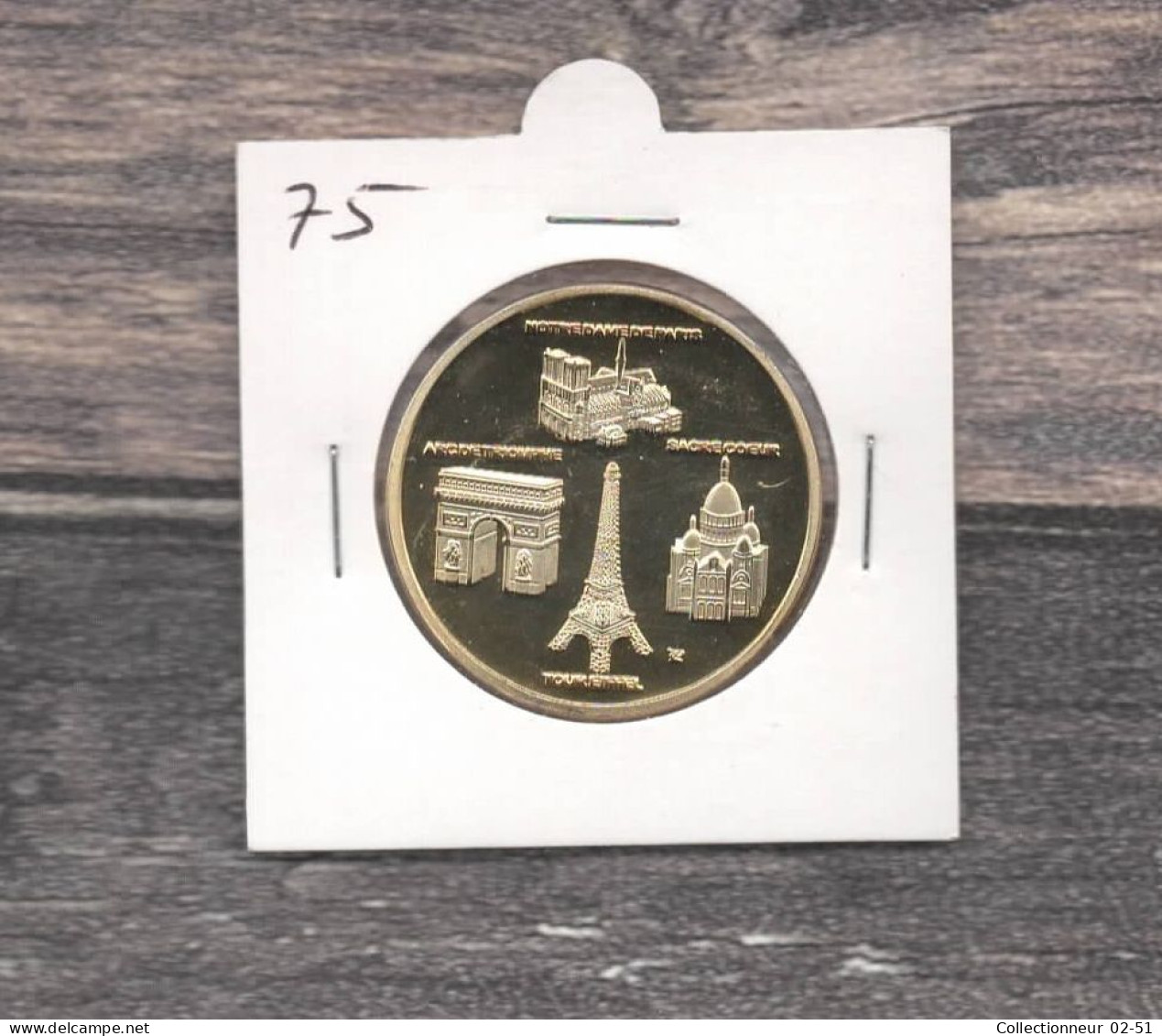 Médaille Souvenirs : Paris Les 4 Monuments - Sonstige & Ohne Zuordnung