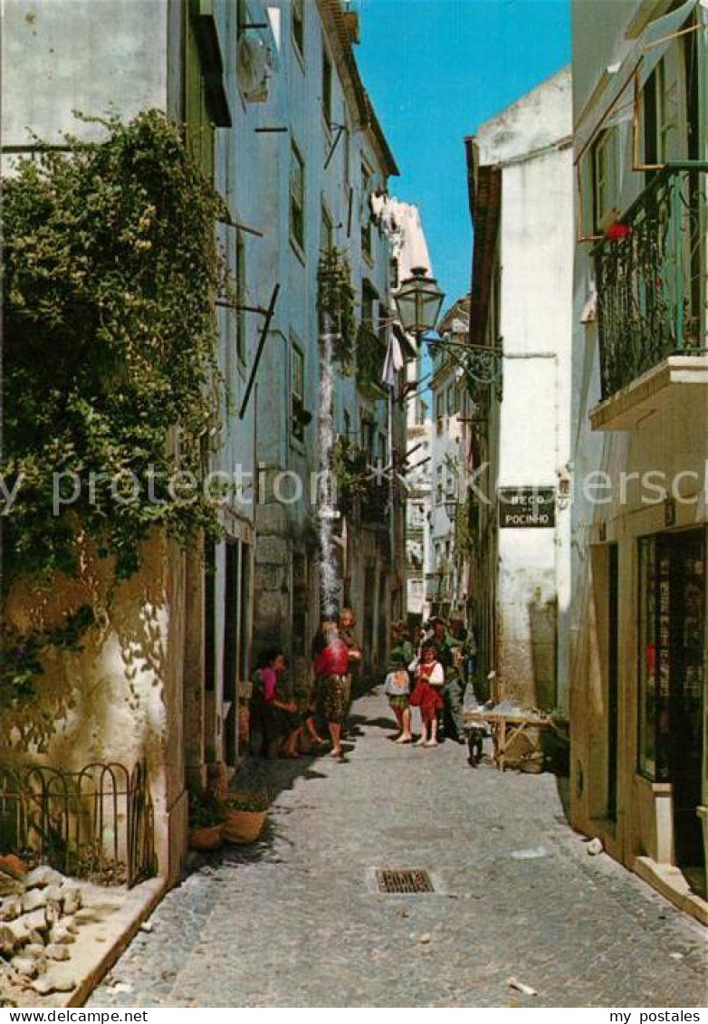 73296383 Lisboa Alfama Gasse In Der Altstadt Lisboa - Sonstige & Ohne Zuordnung