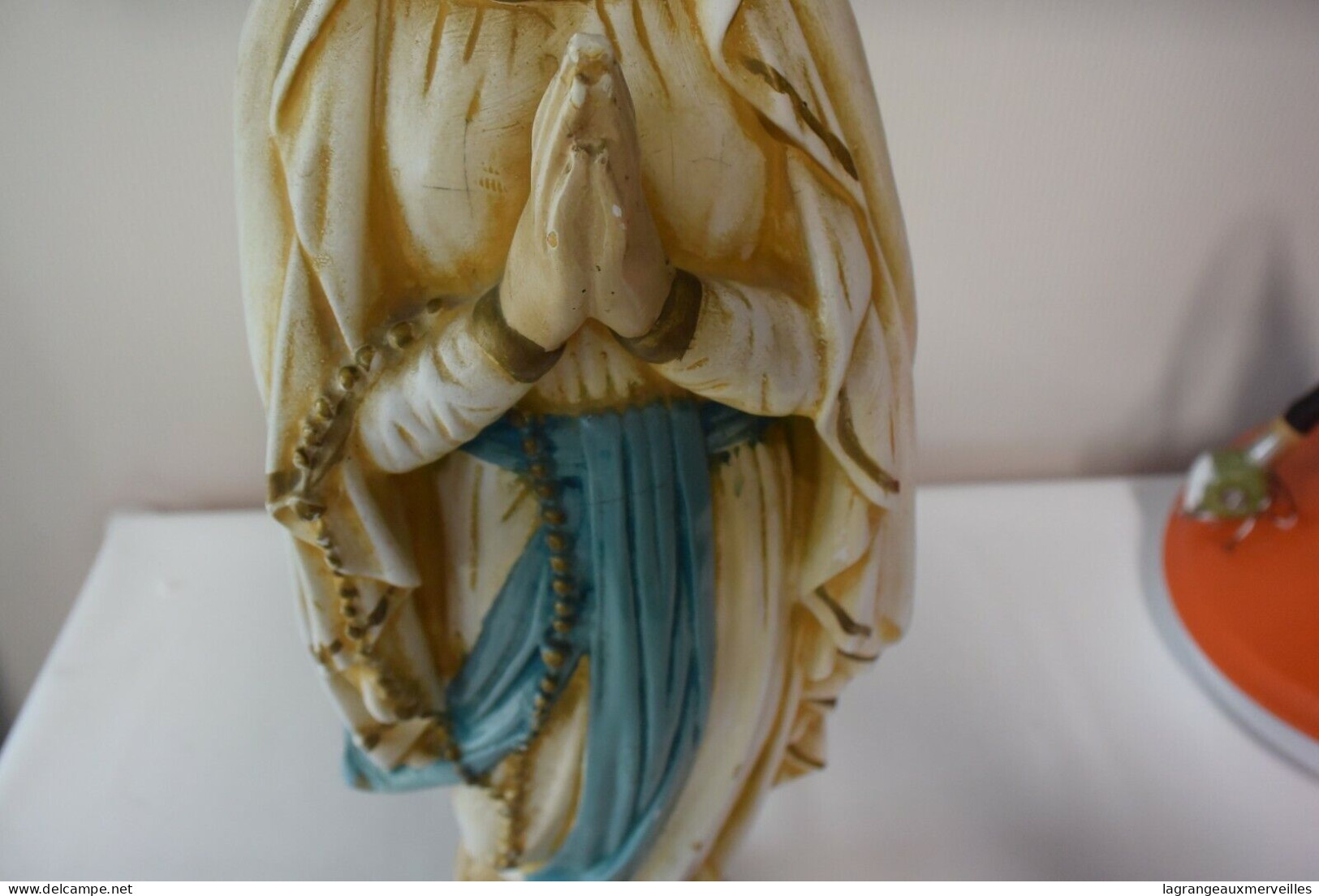 E1 Authentique Vierge Colorée - Plâtre 201 - Godsdienst & Esoterisme