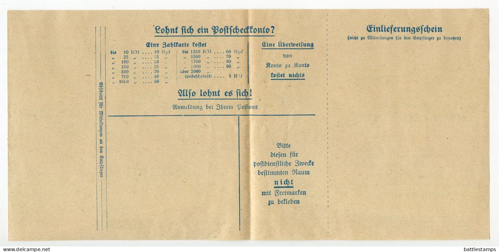 Germany 1941 Cover & Zahlkarte; Osnabrück - Niedersächsische Kraftwerke; 12pf. Meter W/ Slogan - Machines à Affranchir (EMA)