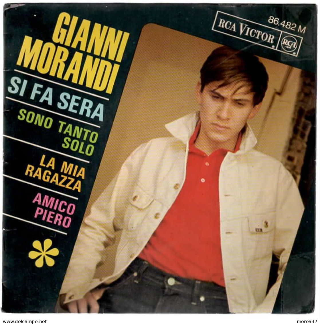 GIANNI MORANDI  Si Fa Sera   RCA VICTOR  86.482 M - Otros - Canción Italiana