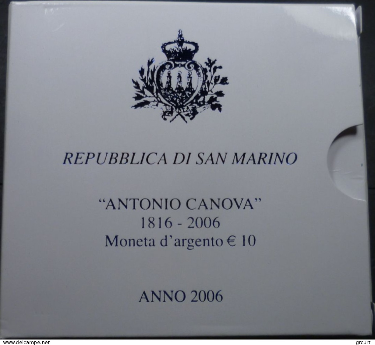 San Marino - 10 Euro 2006 - Antonio Canova - KM# 477 - San Marino