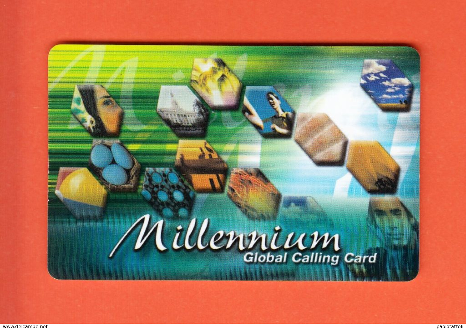 USA- Millenium Global Calling Card- Used Pre-paid Telephone Card. - Sonstige & Ohne Zuordnung