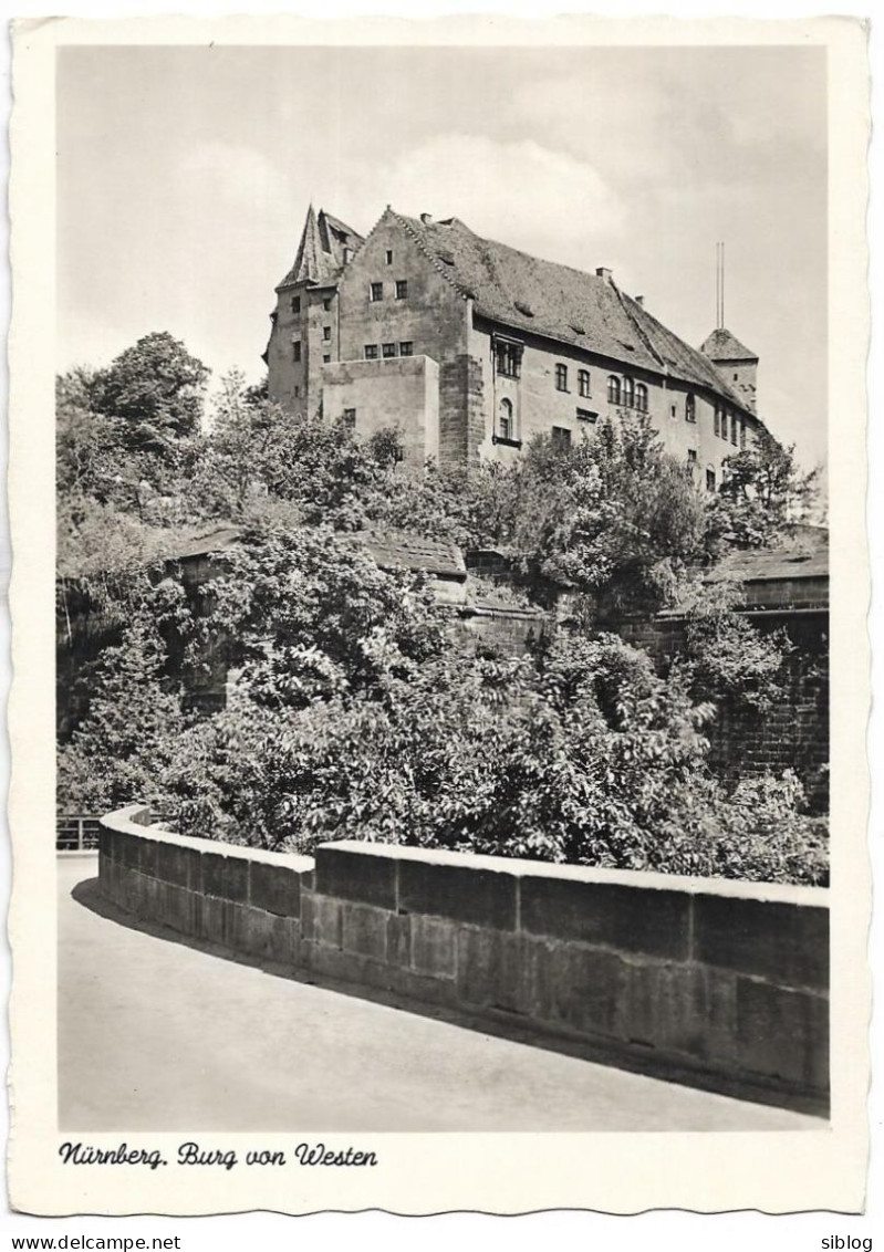 CPSM - NURNBERG - Burg Von Westen - Nuernberg