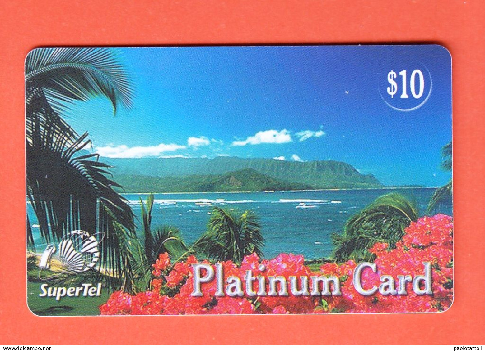 USA- Used Pre Paid Phone Card. Platinum Card BY 10USD, Supertel. - Sonstige & Ohne Zuordnung