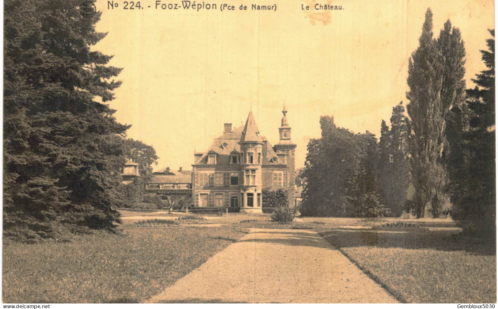 (731) Wépion  Fooz  Le Château - Namur