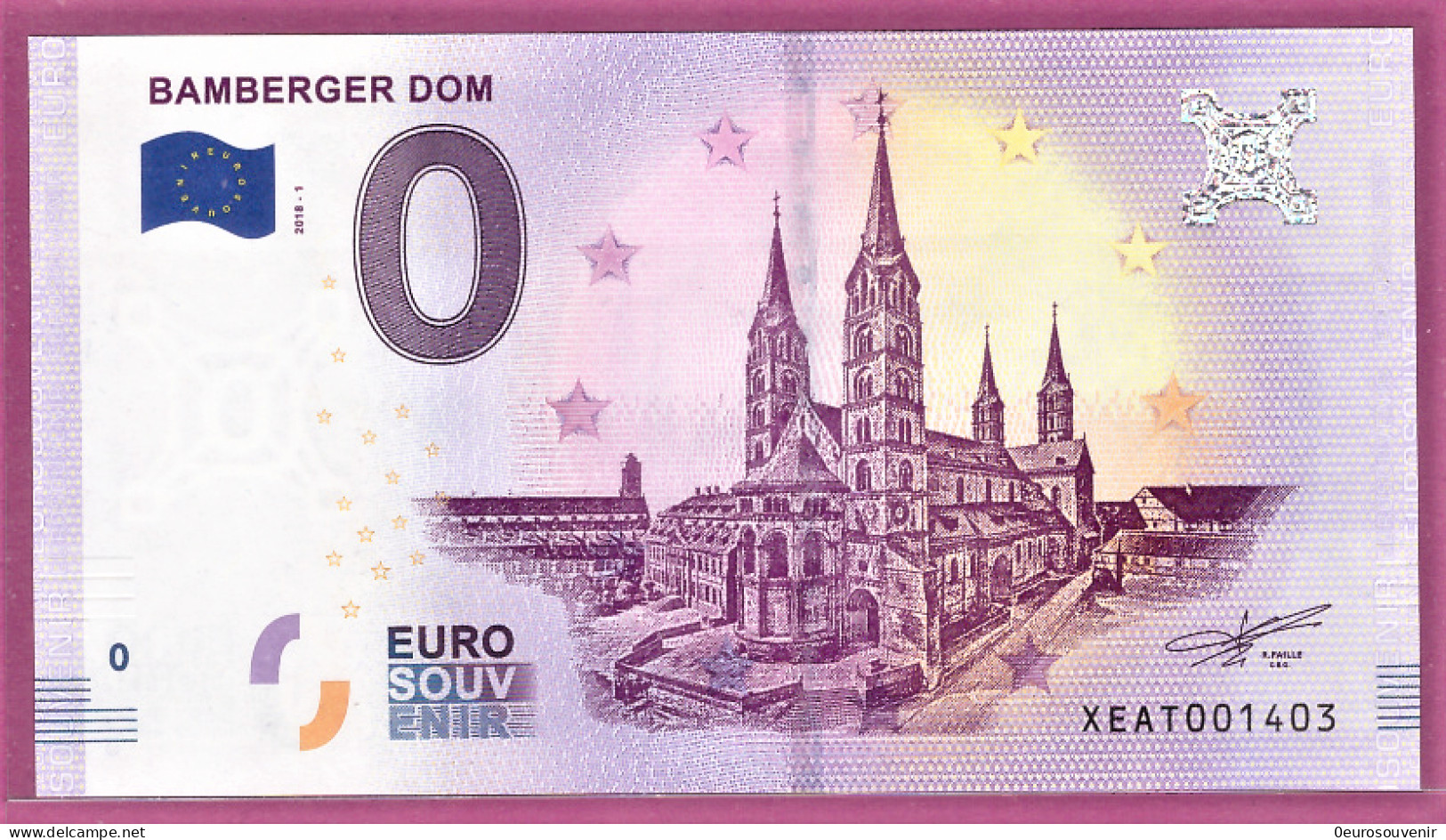 0-Euro XEAT 2018-1 BAMBERGER DOM - Privatentwürfe