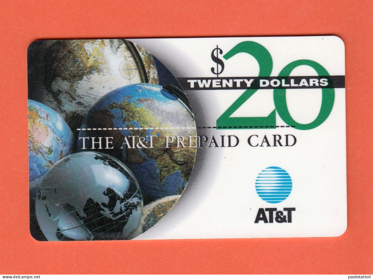 USA- AT&T. Used Pre Paid Phone Card, 20USD. - AT&T