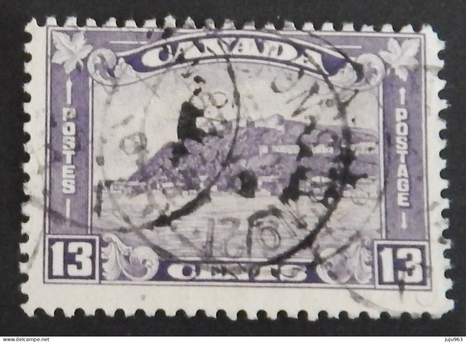 CANADA YT 167 OBLITÉRÉ "ANCIENNE CITADELLE DE QUEBEC" ANNÉES 1932/1933 - Gebraucht