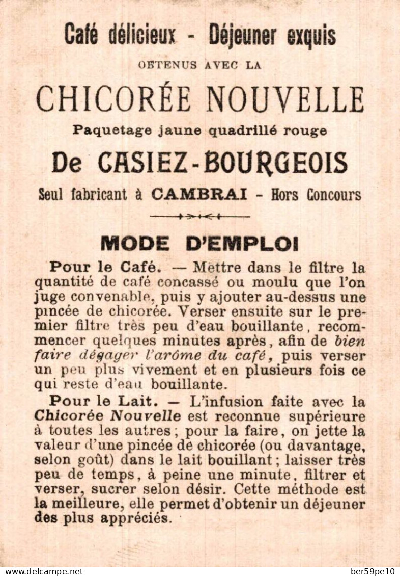 CHROMO CHICOREE NOUVELLE CASIEZ-BOURGEOIS A CAMBRAI / HAITI - Tee & Kaffee