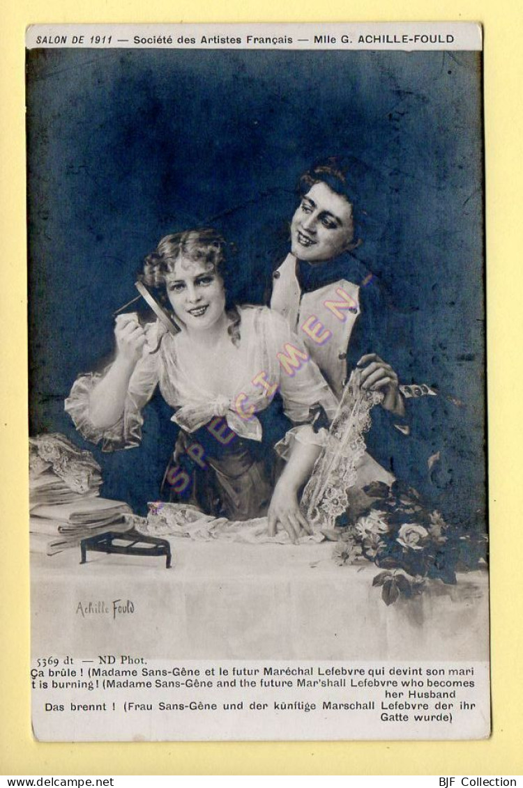 Mlle G. ACHILLE-FOULD - Artiste 1900 – Salon De 1911 – Société Des Artistes Français (voir Scan Recto/verso) - Artistas