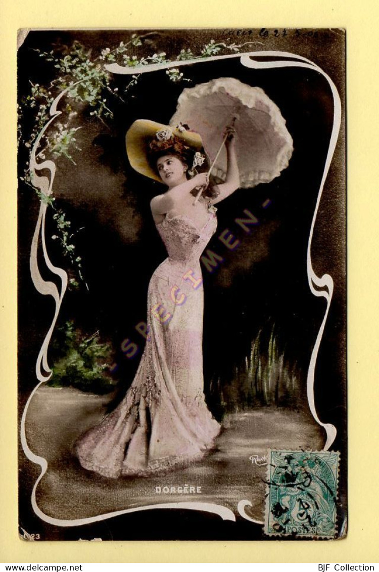 DORGERE - Artiste 1900 – Femme - Photo Reutlinger Paris (voir Scan Recto/verso) - Artistas