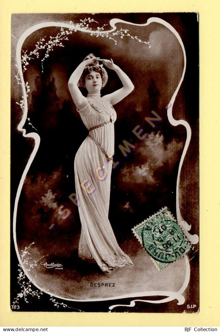 DESPREZ - Artiste 1900 - Femme - Photo Reutlinger Paris (voir Scan Recto/verso) - Entertainers