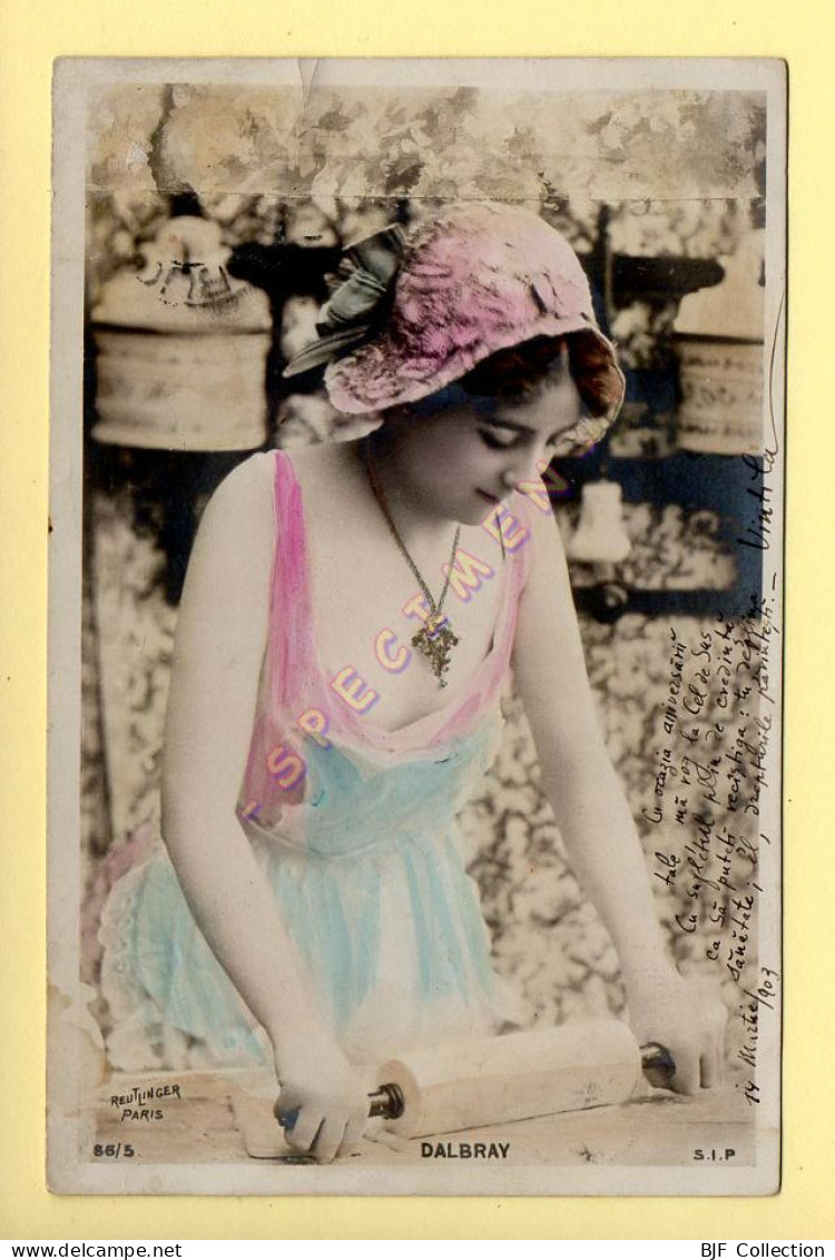 DALBRAY - Artiste 1900 – Femme - Photo Reutlinger Paris (voir Scan Recto/verso) - Künstler